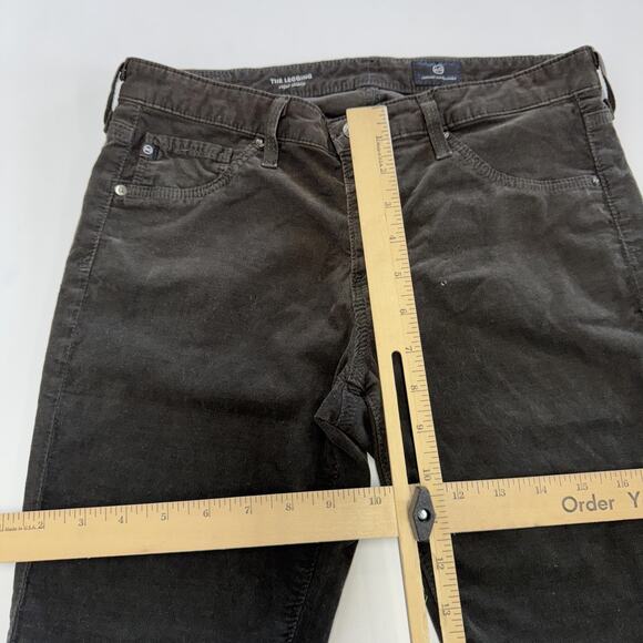 AG‎ Adriano Goldschmied Pants Womens 27R Brown The Legging Super Skinny Corduroy - Picture 7 of 8